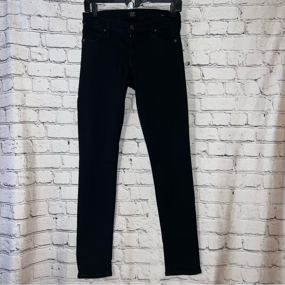 Citizens of Humanity Stick Skinny Black Jean Mid Rise Size 30